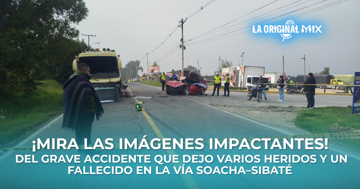 🚨 VIDEO | Grave accidente en la vía Soacha–Sibaté deja un fallecido y ...